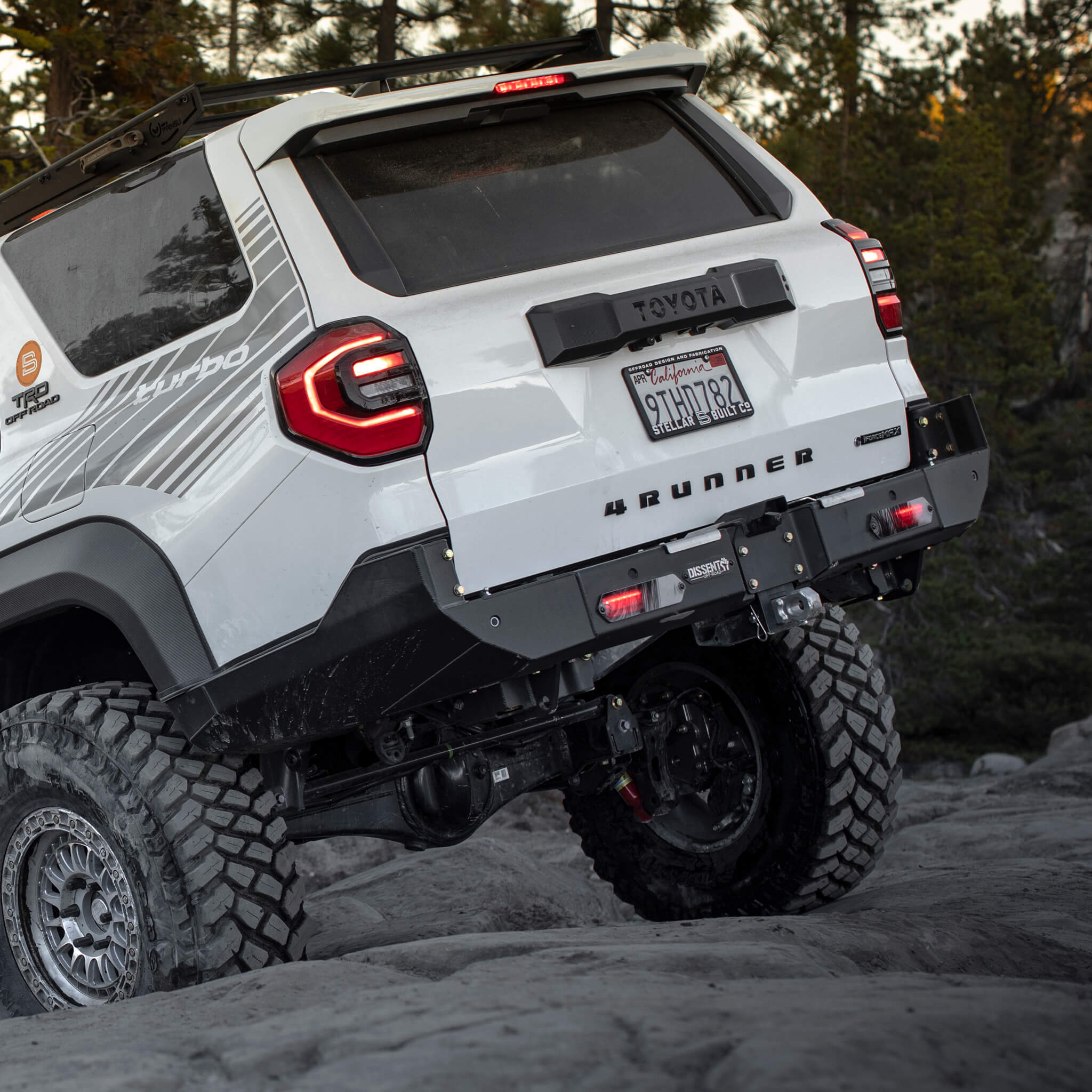6th Gen 4Runner Dual-Swing Rear Bumper - Image 2