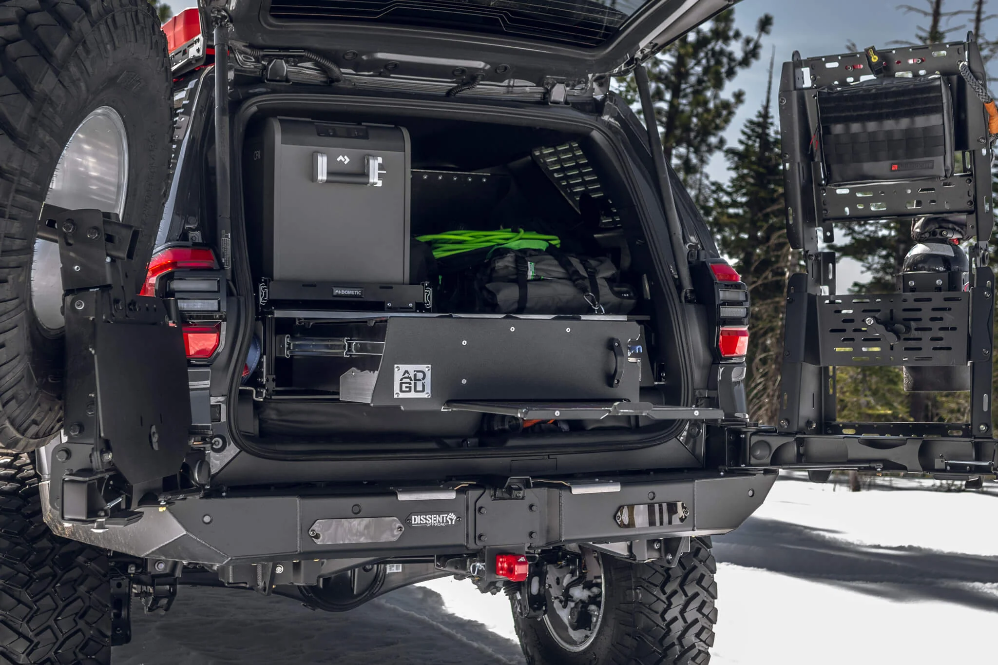 6th Gen 4Runner Dual-Swing Rear Bumper - Image 3