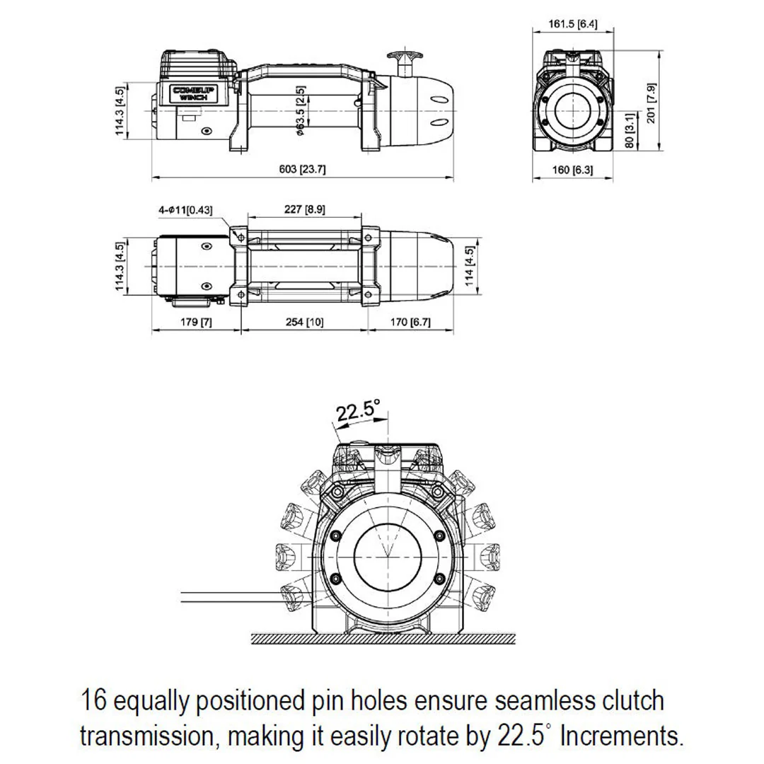 ComeUp Slim-Integrated 12.5rsi Trail Winch - Image 6