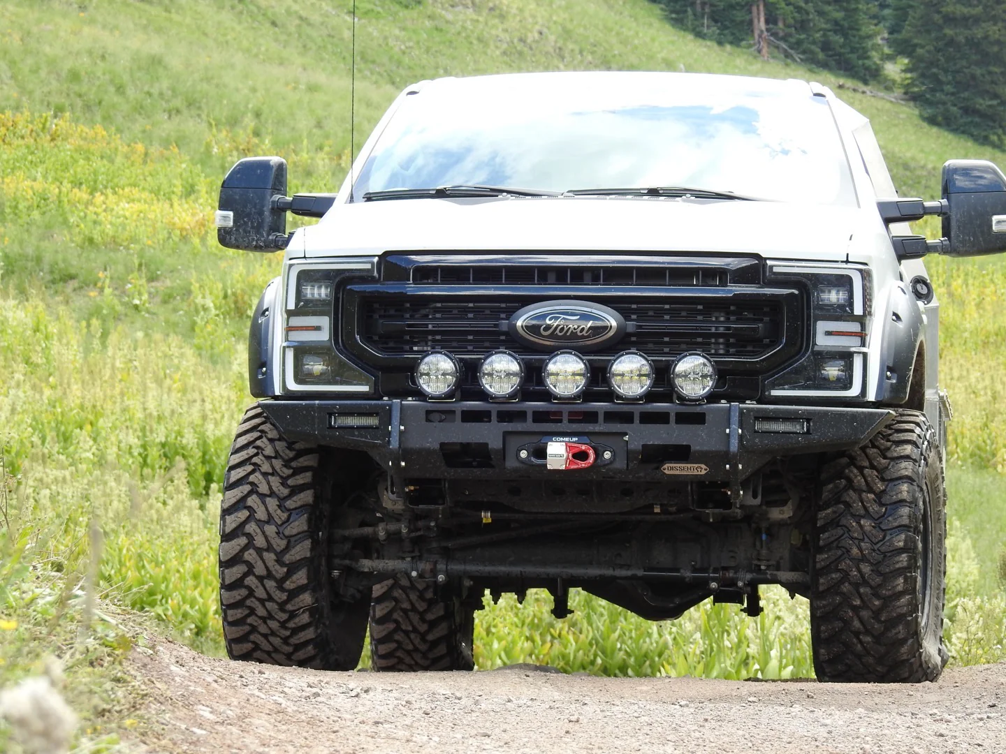 Ford Super Duty Modular Winch Front Bumper - Image 3