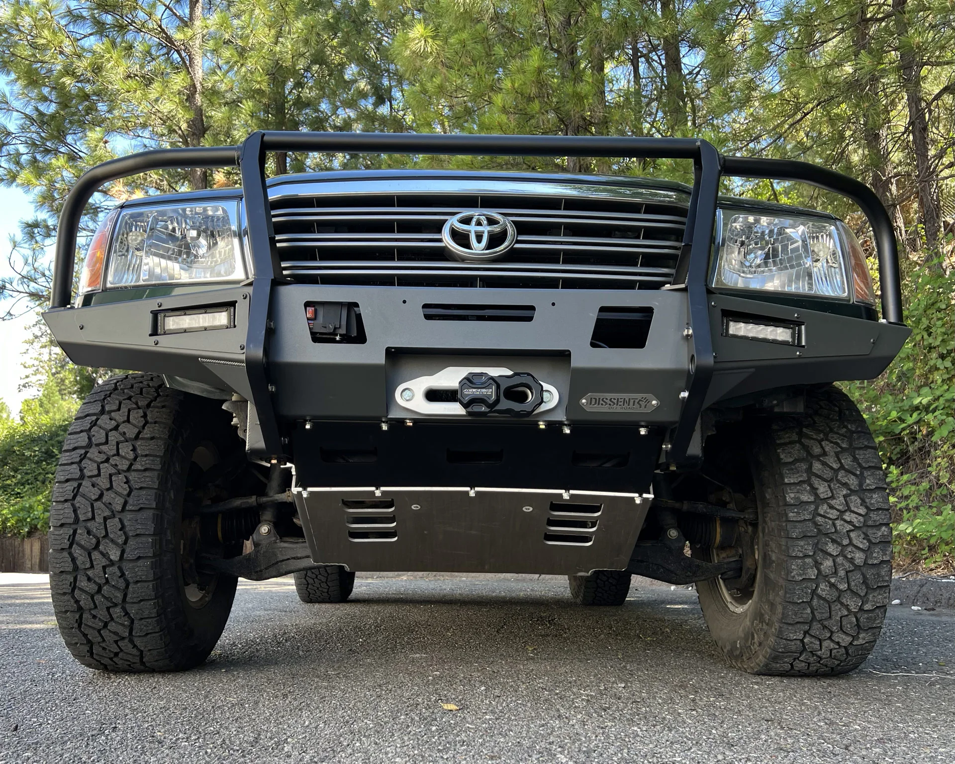 LC100/LX470 Ultra-high Clearance Modular Front Bumper - Image 18
