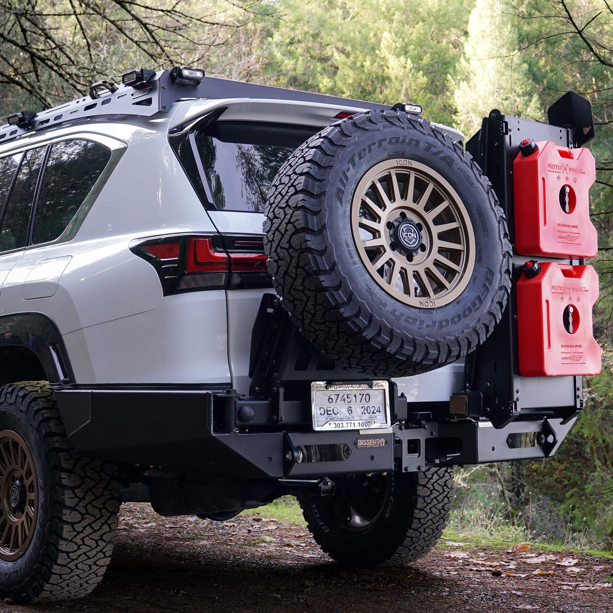 LX600 & LX700h Dual Swing-Out Rear Bumper - Image 7