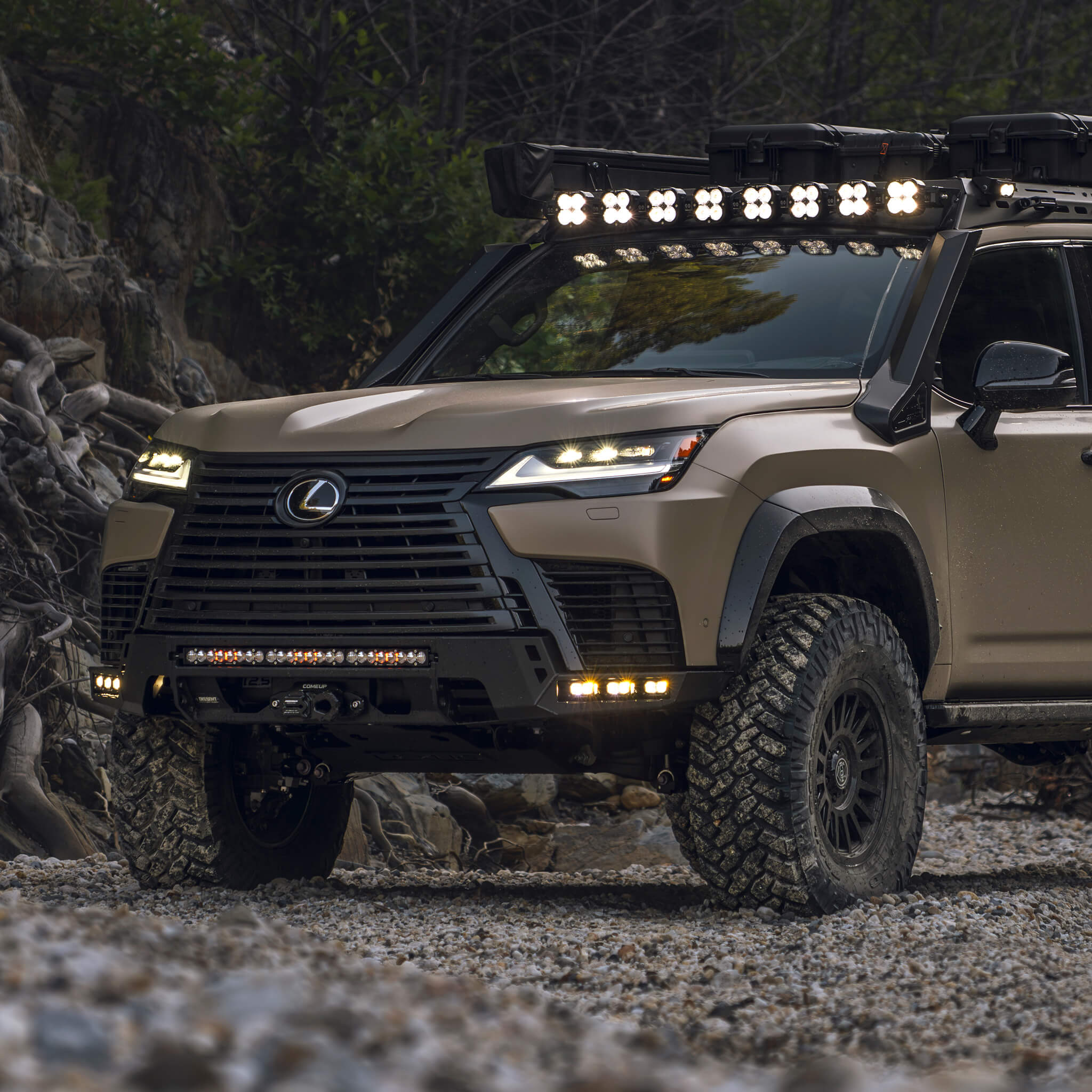 LX600 & LX700h Low-profile Front Winch Bumper - Image 4